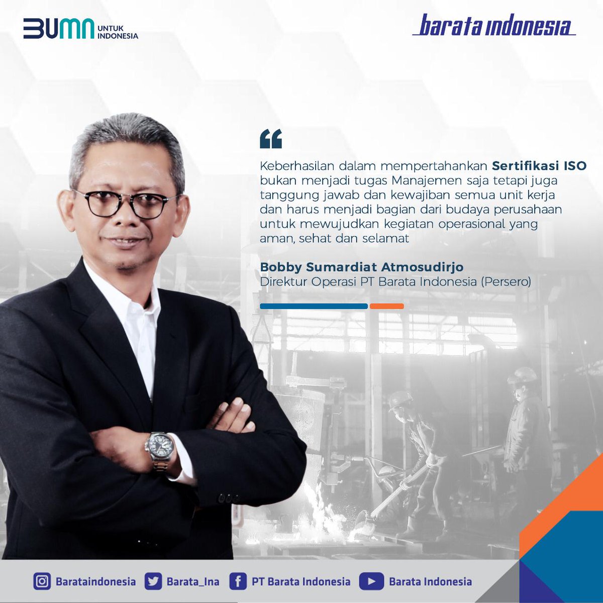 Erick Tohir Tunjuk Bobby Sumardiat Atmosudirjo Sebagai Dirut PT Barata Indonesia