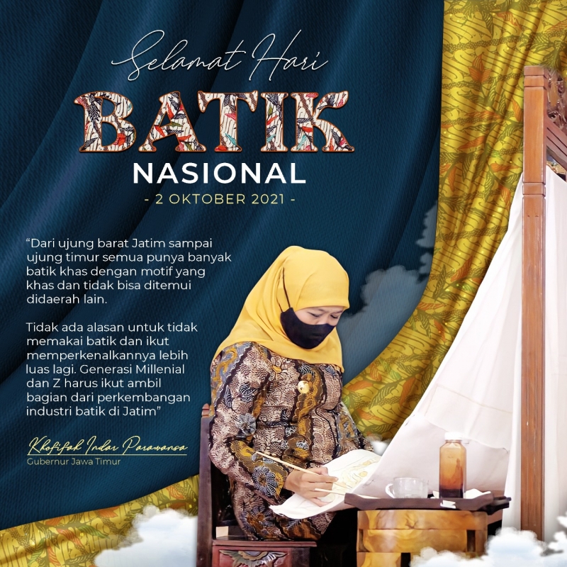 Gubernur Khofifah Ajak Beli Batik Asli, Bukan Printing