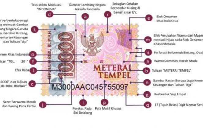 Penggunaan Eelektronik Materai Mulai Diberlakukan Bulan Ini