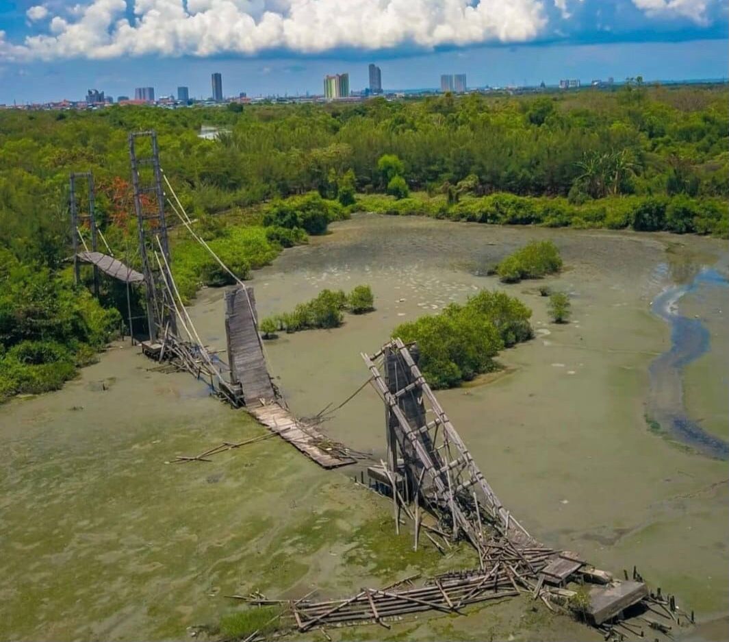 Terkait Rusaknya Jembatan Bambu, DPRD Akan Panggil Dinas Terkait
