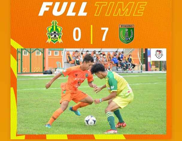 Persibo Bojonegoro Hajar Persegres Putra 7-0, Kapten Persibo Cetak Quattrick
