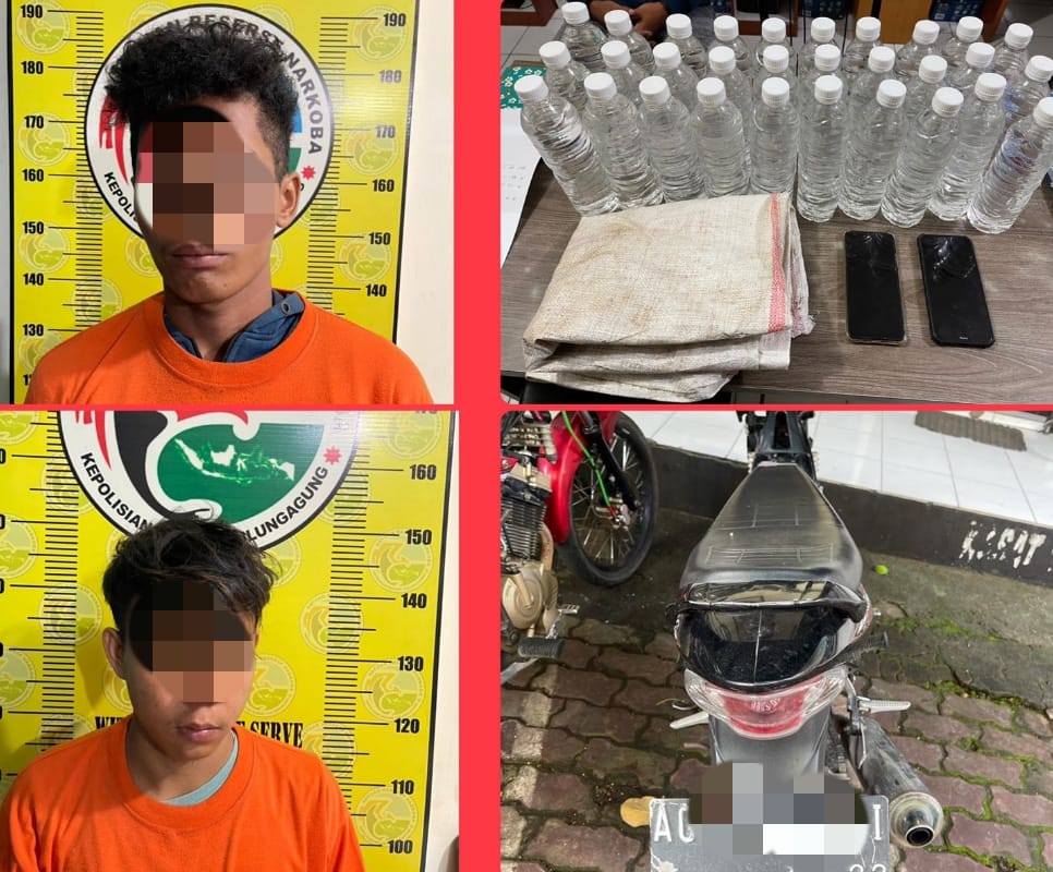 Edarkan Miras, Dua Pemuda ini Akhirnya Ditangkap Polisi