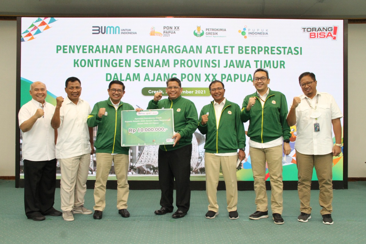 Petrokimia Gresik Apresiasi Atlet Senam Jawa Timur Yang Berprestasi Di Ajang PON XX