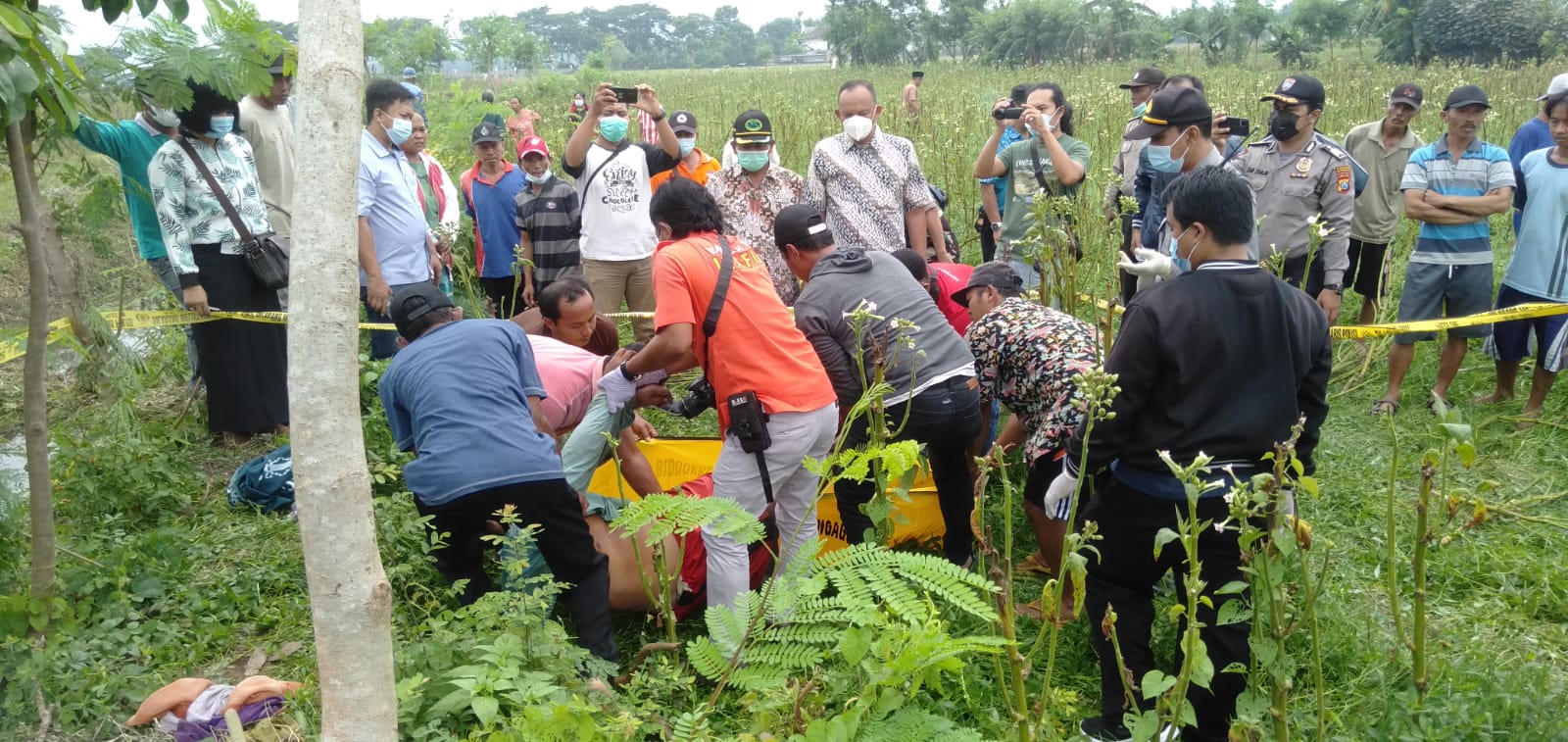 Pamit Cari Rumput, Pria di Tulungagung Ditemukan Meninggal di Sawah