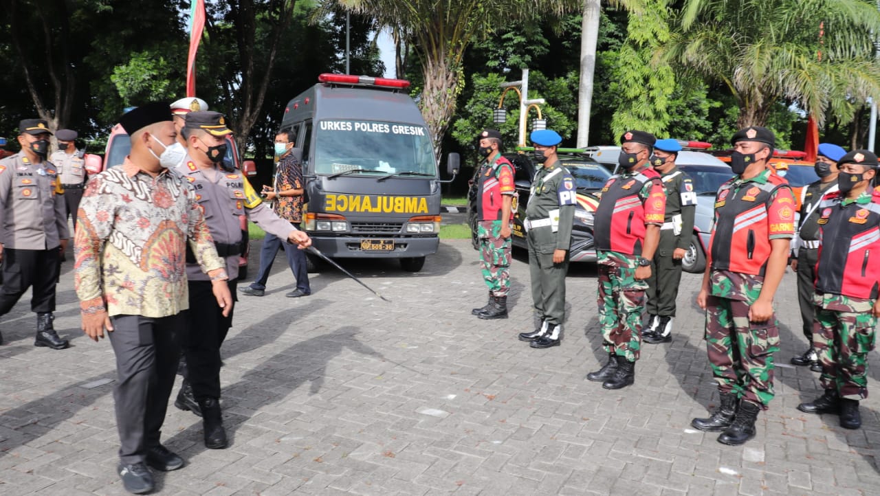Bupati Fandi Akhmad Yani Pimpin Apel Gelar Pasukan Operasi Lilin Semeru 2021