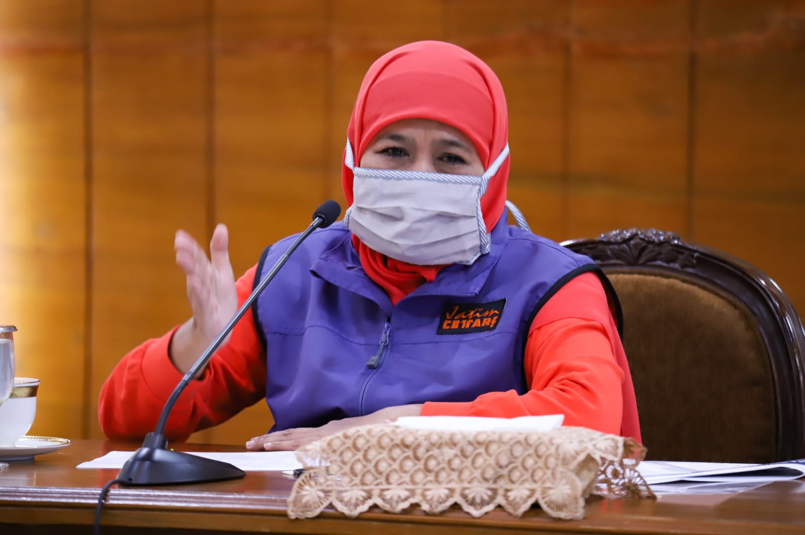 Gubernur Khofifah: Keputusan UMK Diambil dengan Rasa Keadilan