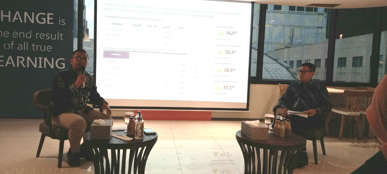 Hingga Desember 2021, Penyaluran Kredit Bank Mandiri Region VIII/Jawa 3 Tumbuh 11,1 Persen