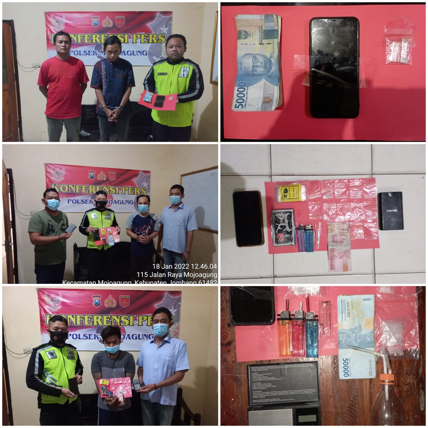 Residivis Pengedar Sabu di Jombang Dibekuk Polisi