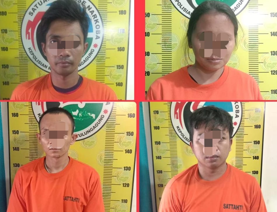 Kembangkan Penyelundupan Sabu yang Gagal di Lapas, Polres Tulungagung Tetapkan 4 Tersangka