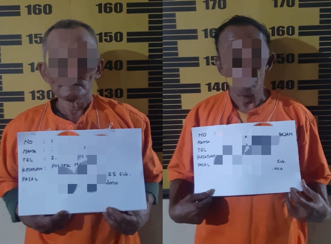 Duo Lansia Bendosari Kompak Nyuri Kayu, Korbannya Masih Keponakan Salah Satu Tersangka