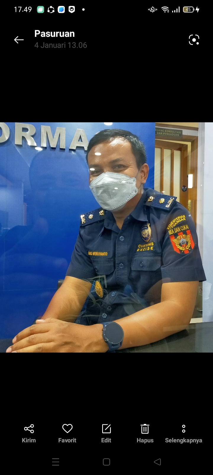 Bea Cukai Pasuruan Buru Otak Peredaran Ratusan Rokok Ilegal