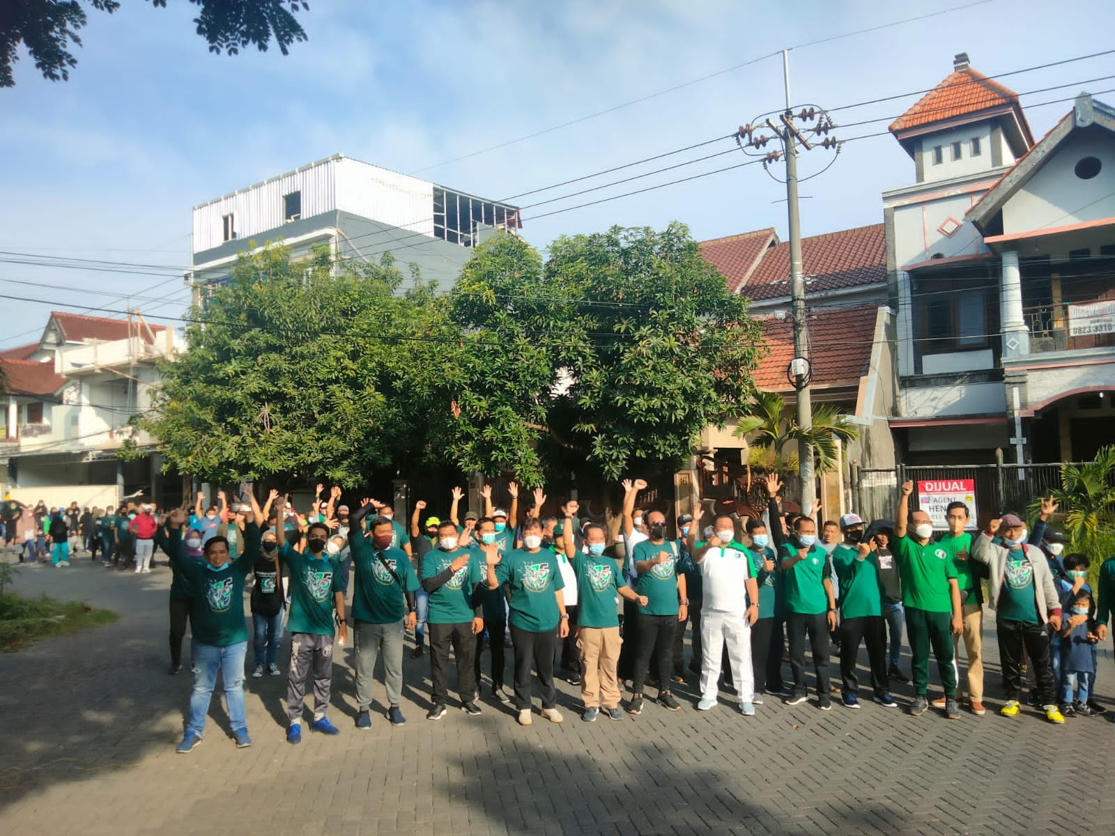 Rayakan Milad Ke-75 HMI, KAHMI Jatim Jalan Sehat dan Cangkruk Bareng di GKB
