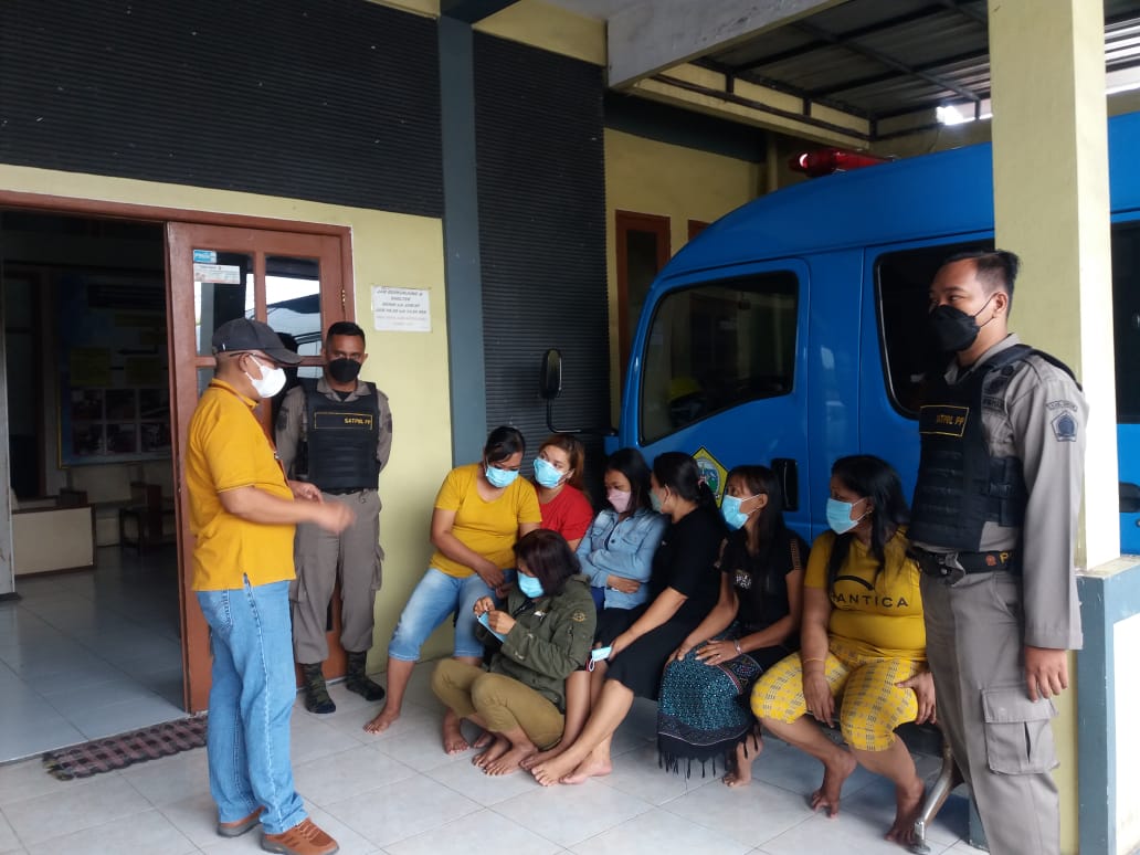 Tujuh PSK dan Satu Wanita Mucikari di Gresik Diamankan Satpol PP