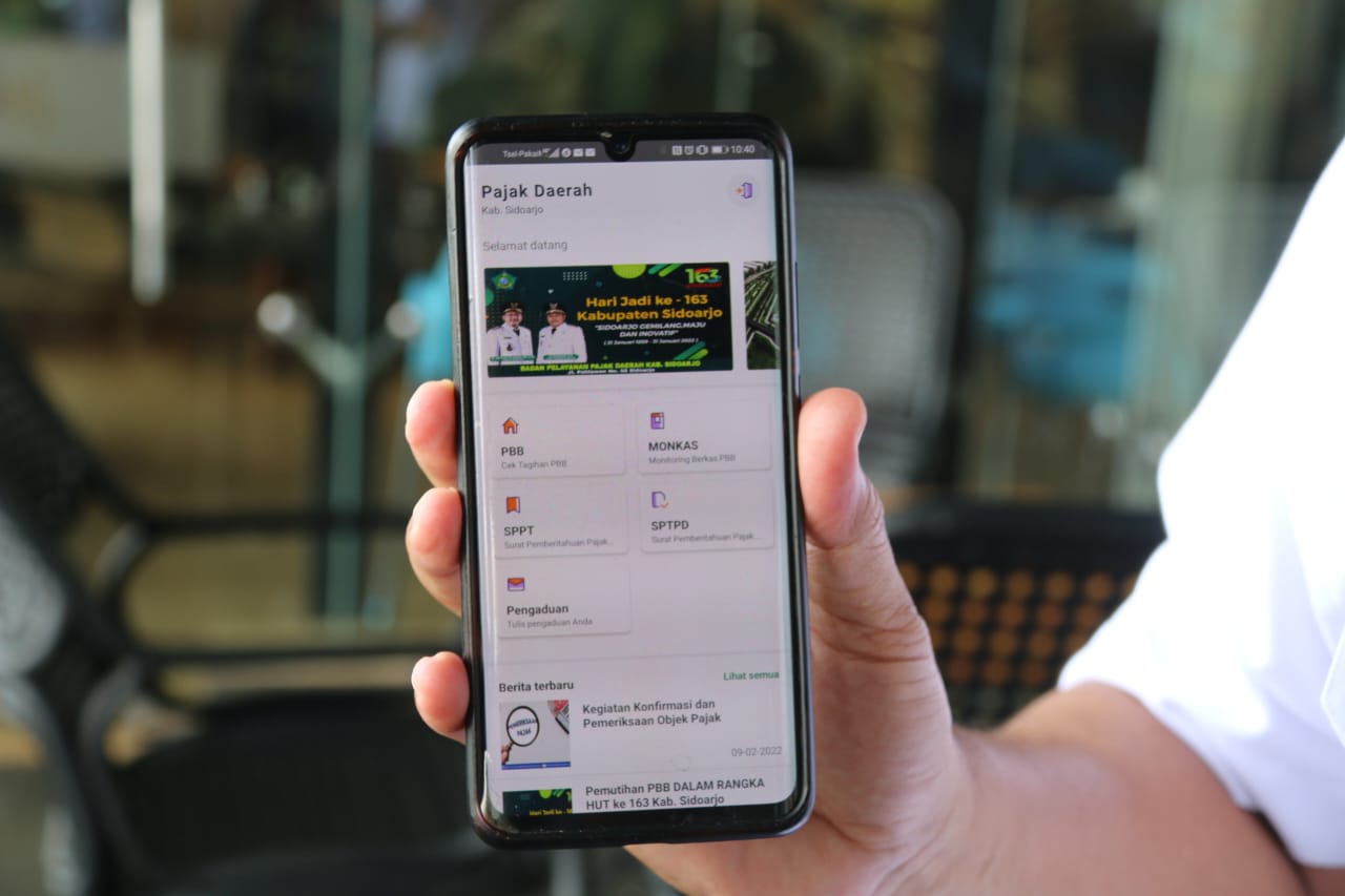 Permudah Layanan, Mulai Sekarang Lapor Pajak di Sidoarjo Bisa Lewat Online