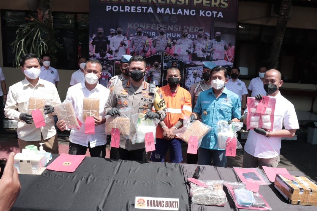 Pengedar Narkoba Kakap Diringkus Satreskoba Polresta Malang