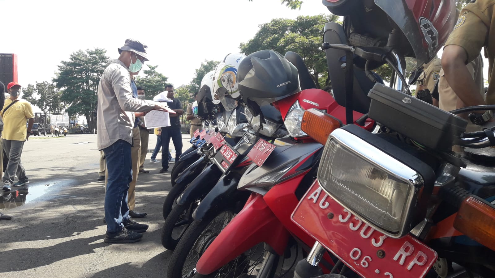 BPK Pelototi Kendaraan Dinas Pemkab Tulungagung, Kondisi Mogok Juga Dicek