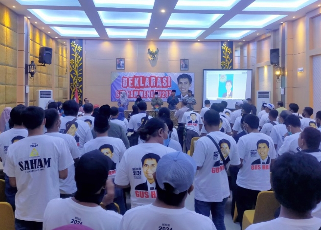 Pilbup Pasuruan Masih 2 Tahun Lagi, Hari Ini Hamzah Pujiono Deklarasi Maju Independen