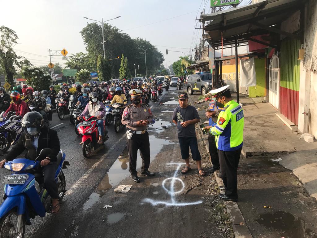 Ditabrak Motor di Gedangan Sidoarjo, Wanita Asal Bangkalan Meninggal Dunia