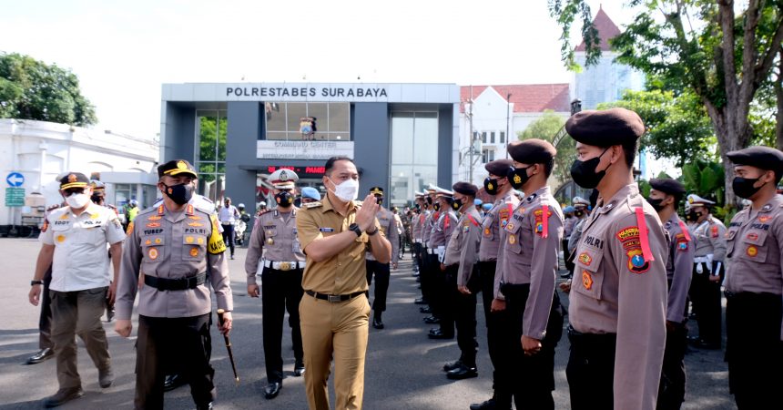 Walikota Surabaya Ajak Aparat dan Masyarakat Jaga Surabaya Selama Mudik Lebaran
