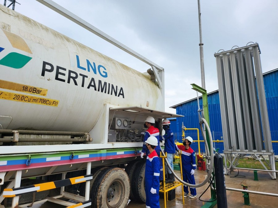 PGN Subholding Gas Pertamina Pasok LNG ke Industri Bontang
