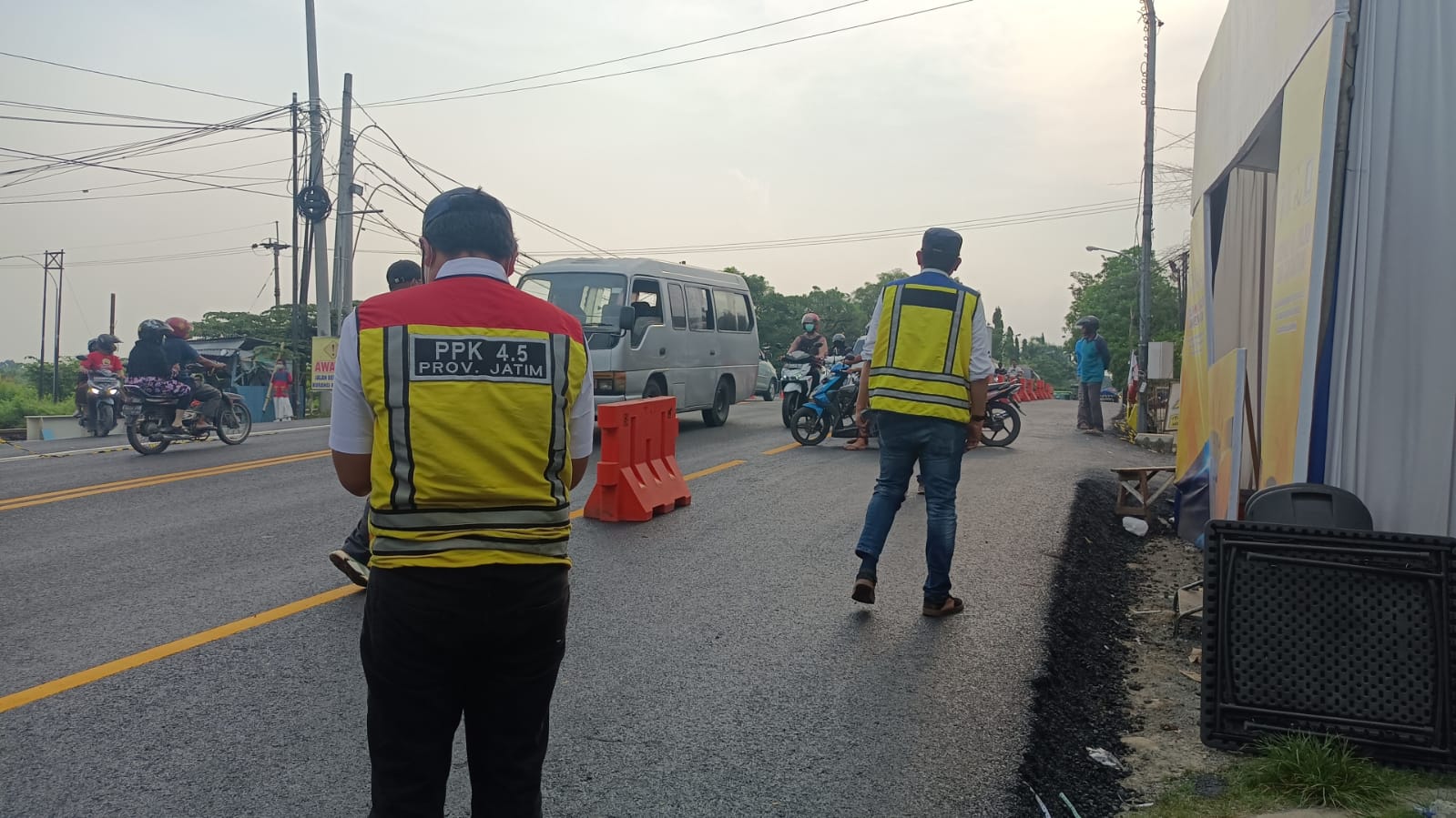 Lolos Uji Beban, Jembatan Ngaglik Lamongan Dibuka Kembali Siap Dilintasi Pemudik