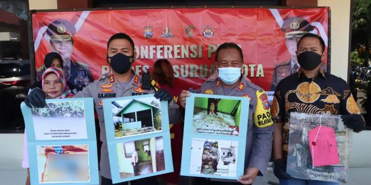 Ibu Pembuang Bayi Hasil Open BO Dibekuk Polres Pasuruan