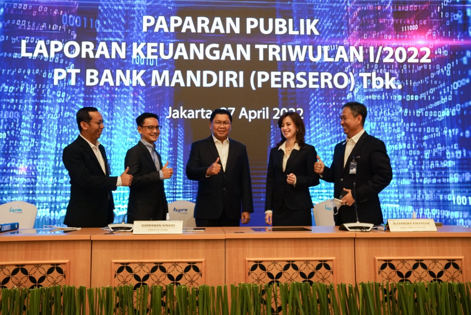 Wow ! Bank Mandiri Cetak Laba Rp 10 Triliun di Kuartal I 2022, Tumbuh 70% YoY