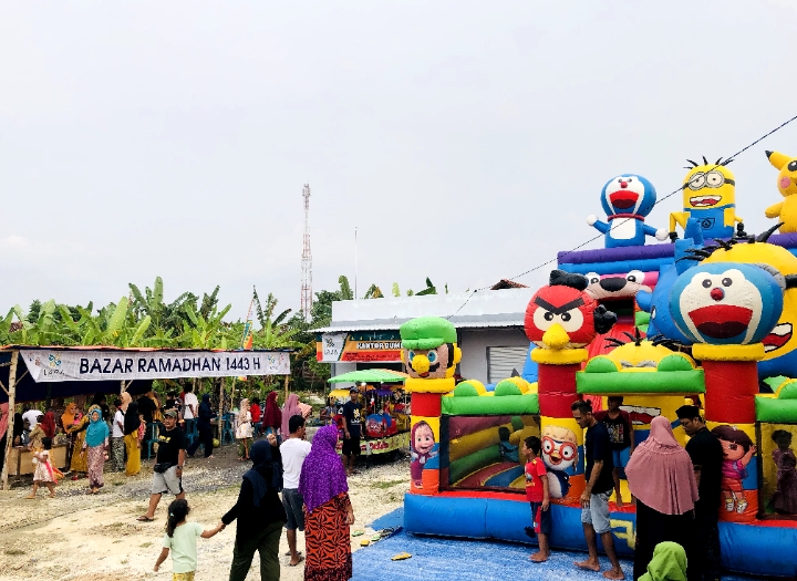 Dorong Pemulihan Ekonomi di Desa, BUMDes Laba Adakan Bazar Selama Ramadan