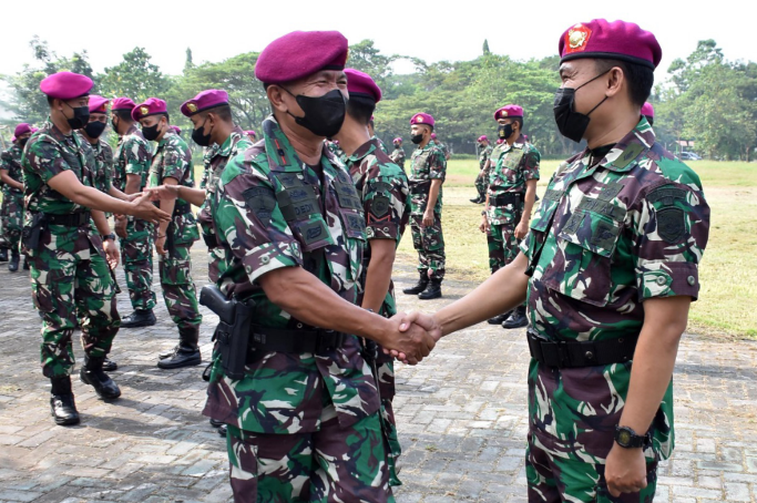 Selamat, 30 Prajurit Kompi Markas Brigif 2 Marinir Sandang Pangkat Baru
