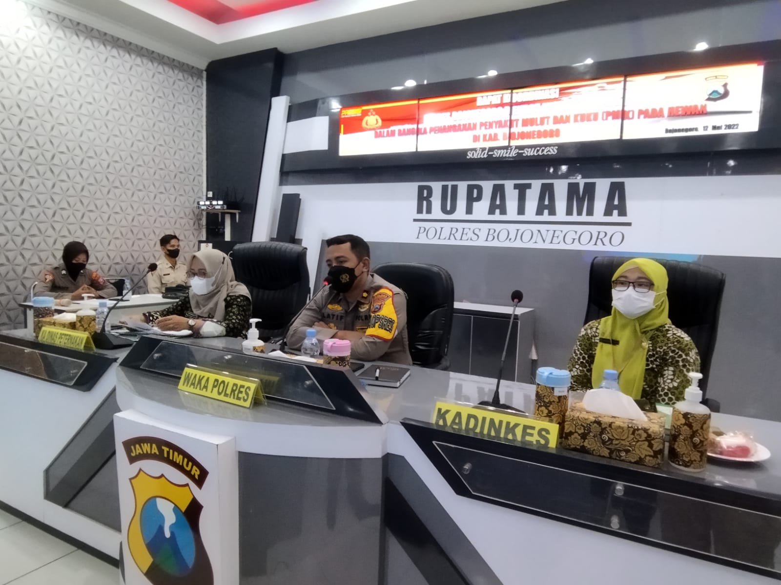 Polres Bojonegoro Turun Tangan Cegah Penyebaran Virus PMK Pada Hewan Ternak