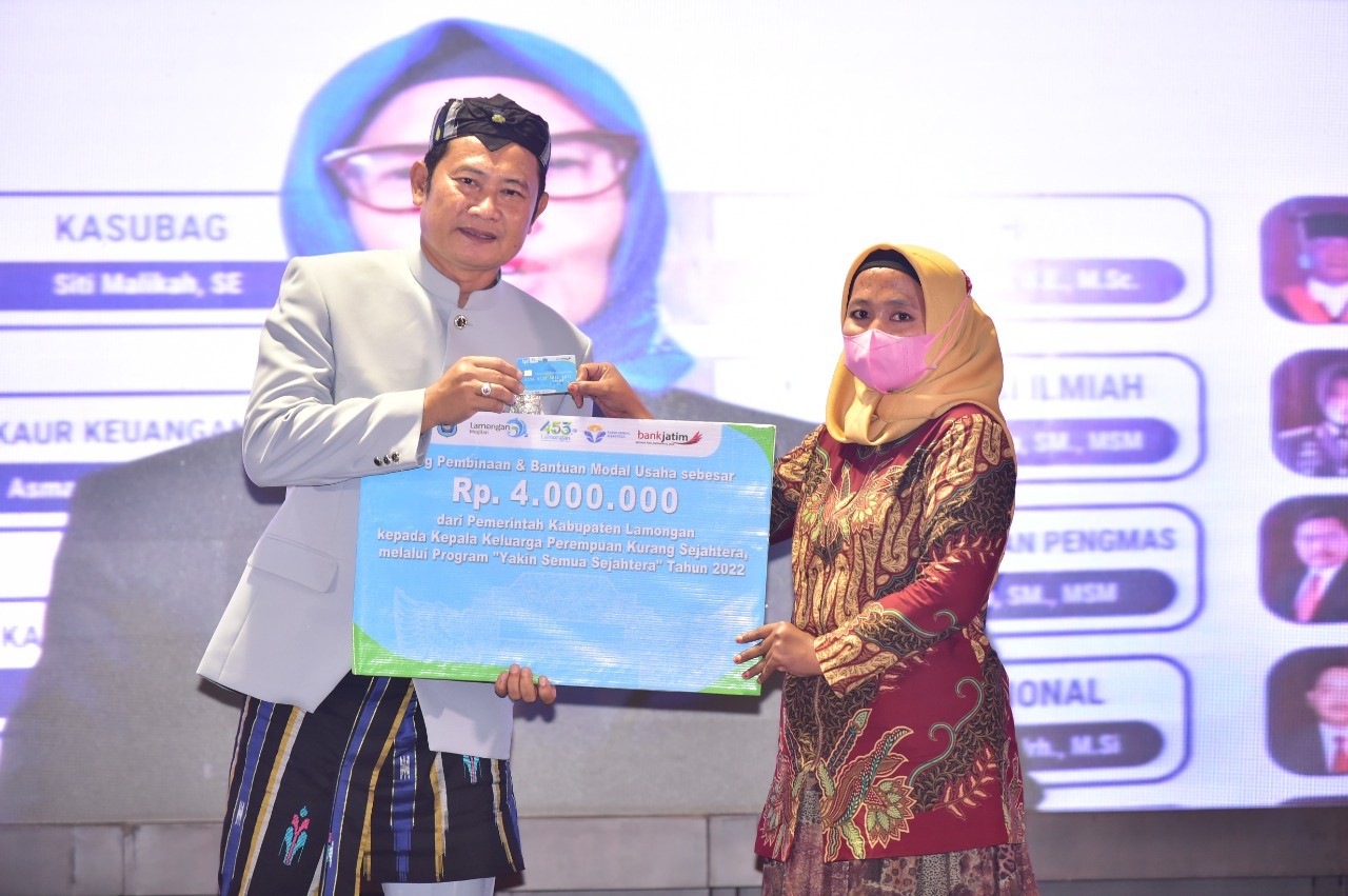 Permudah Bantuan untuk Warga, Kartu YES Diluncurkan Tepat di Hari Jadi Lamongan