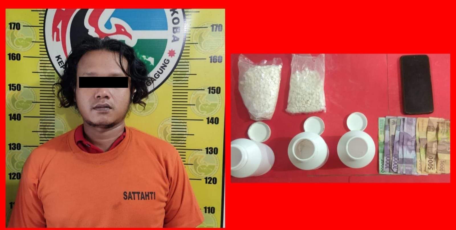 Dua Budak Narkoba Ditangkap, Ribuan Butir Pil Doubel L Disita Polisi