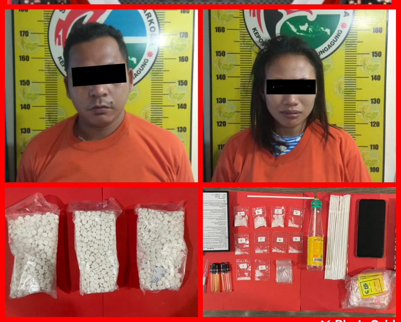 Pasangan Kekasih ini Ditangkap Polisi Usai Nyabu di Tulungagung