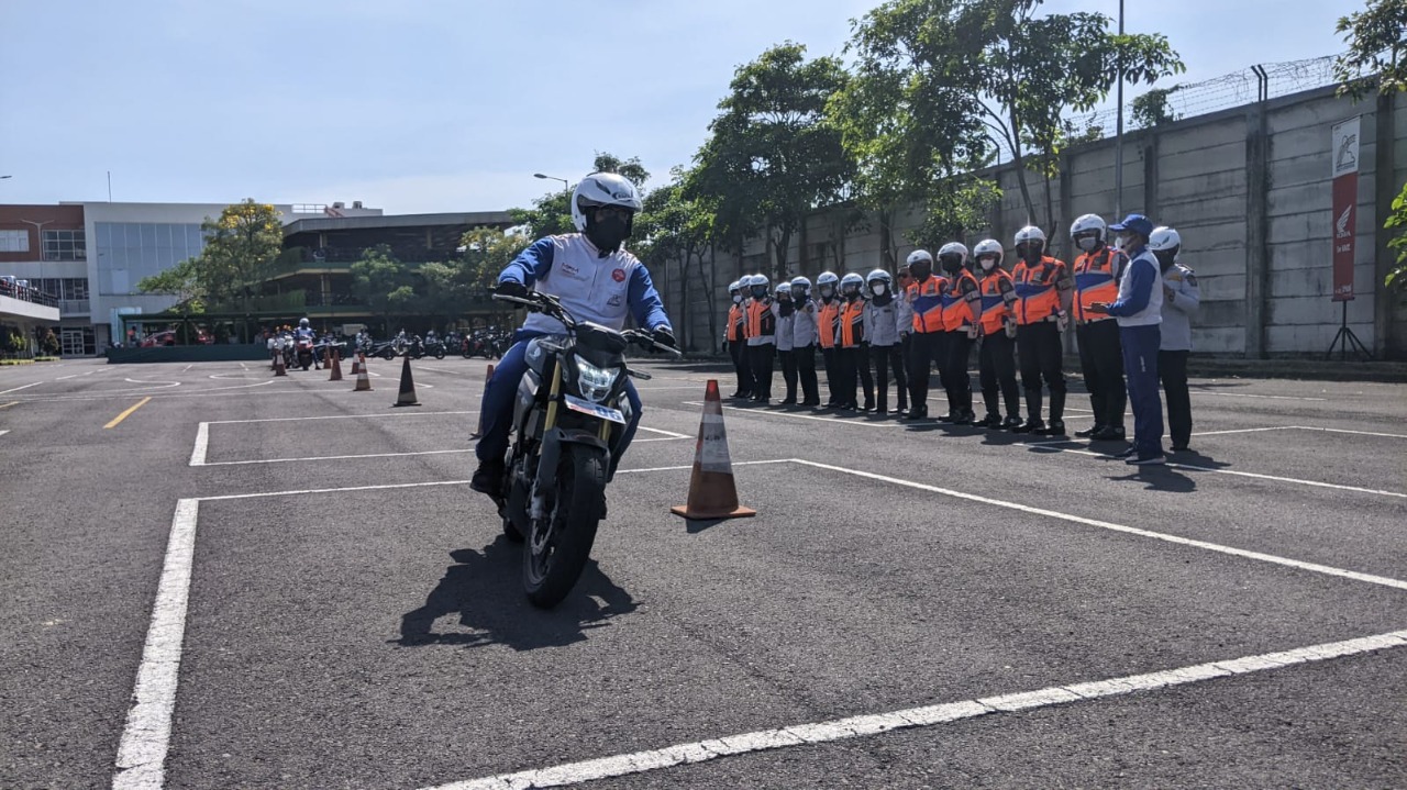 MPM Honda Jatim Gelar Pelatihan #Cari Aman Untuk Dinas Perhubungan Sidoarjo