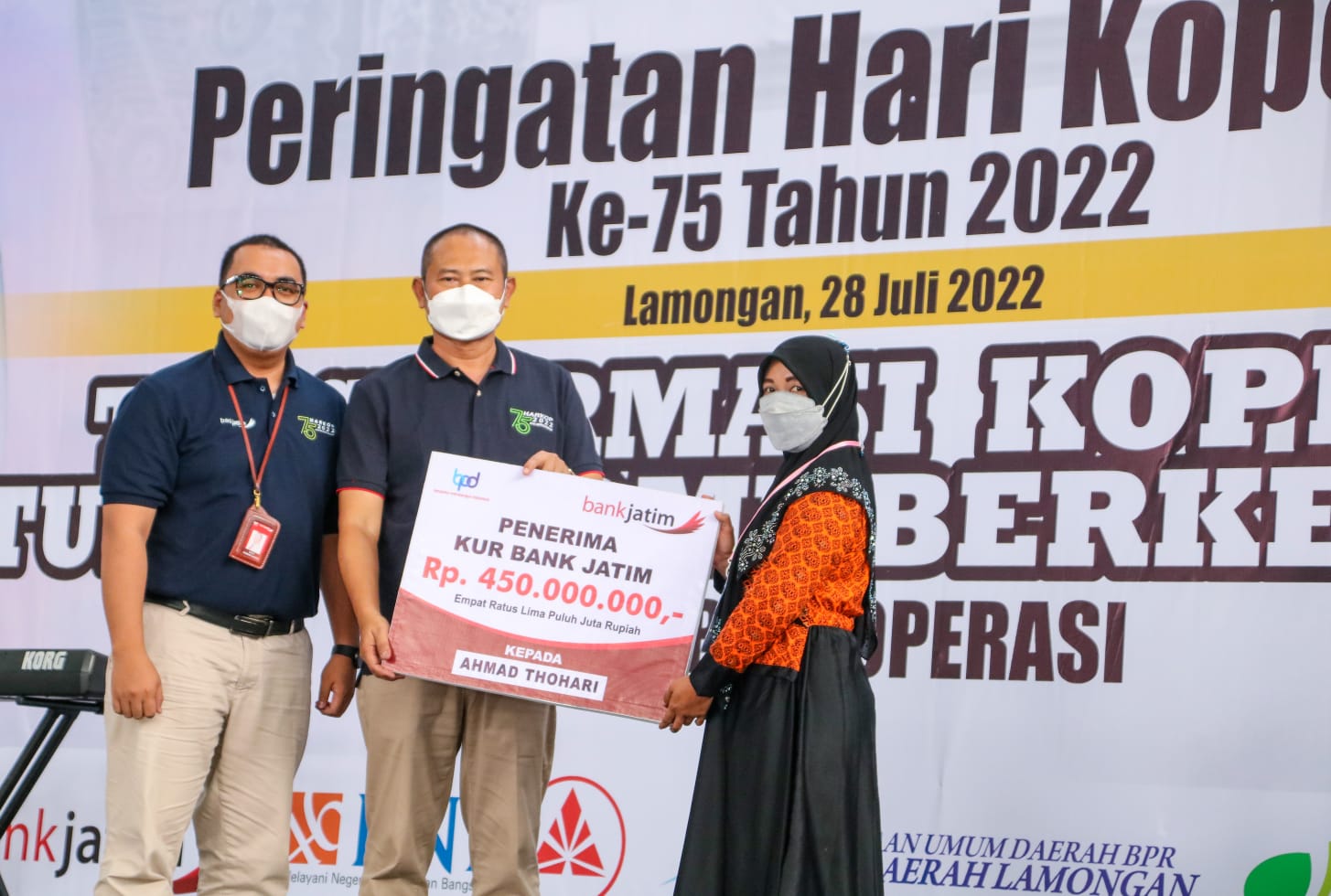 Hari Koperasi, Pak Yes Inginkan Koperasi Lamongan Bertransformasi Lebih Modern