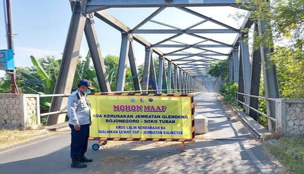 Besok Senin, Jembatan Penghubung Bojonegoro Tuban Dibuka, Roda 4 Masih Dilarang
