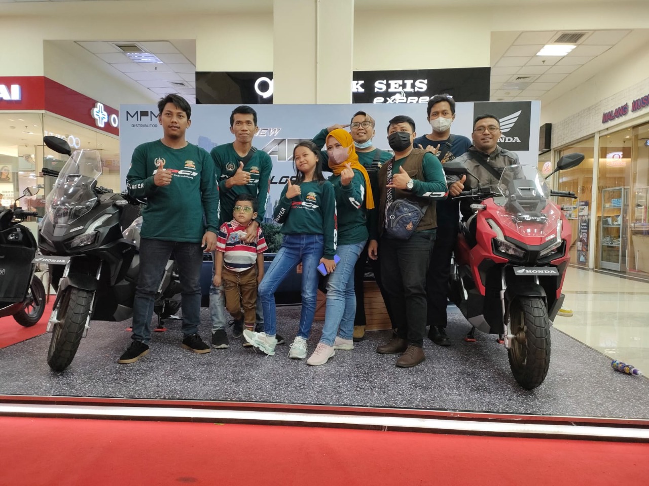 Komunitas Honda Malang Antusias Sambut Kehadiran New Honda ADV 160