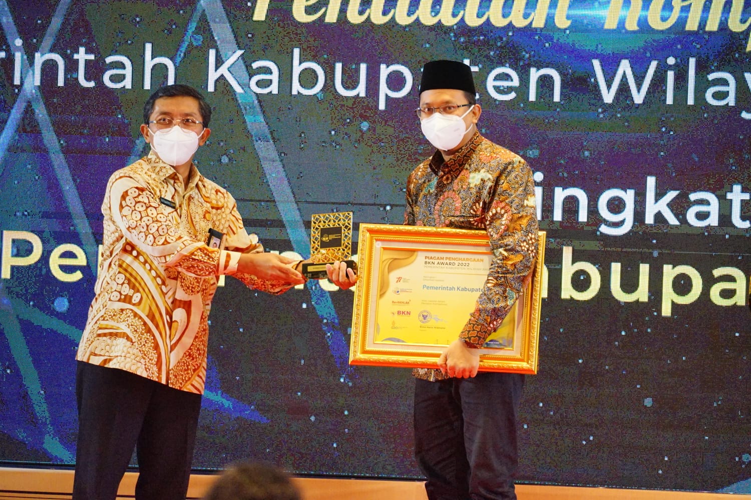 Pemkab Sidoarjo Raih 3 Penghargaan di Ajang BKN Award 2022