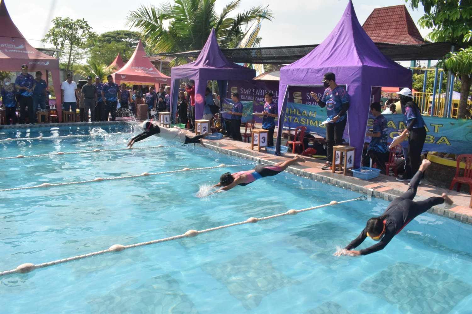 Swimming Competition for Students Piala Bupati Lamongan Digelar