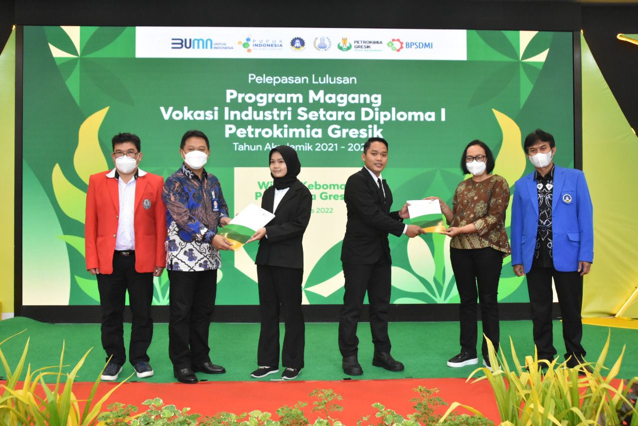 Program TJSL Pendidikan Vokasi Petrokimia Gresik Cetak 40 SDM Unggulan