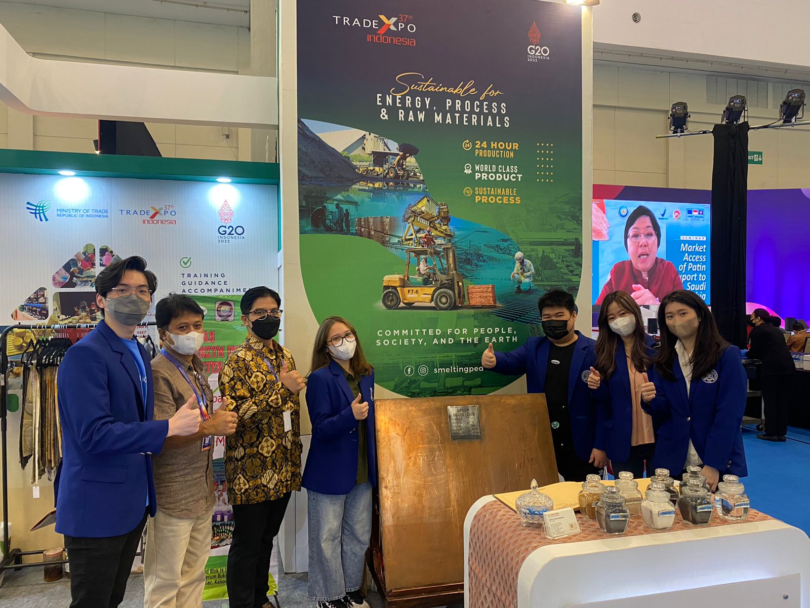 PT Smelting Ikuti Pameran Trade Expo Indonesia 2022 di Indonesia Convention Exhibition BSD