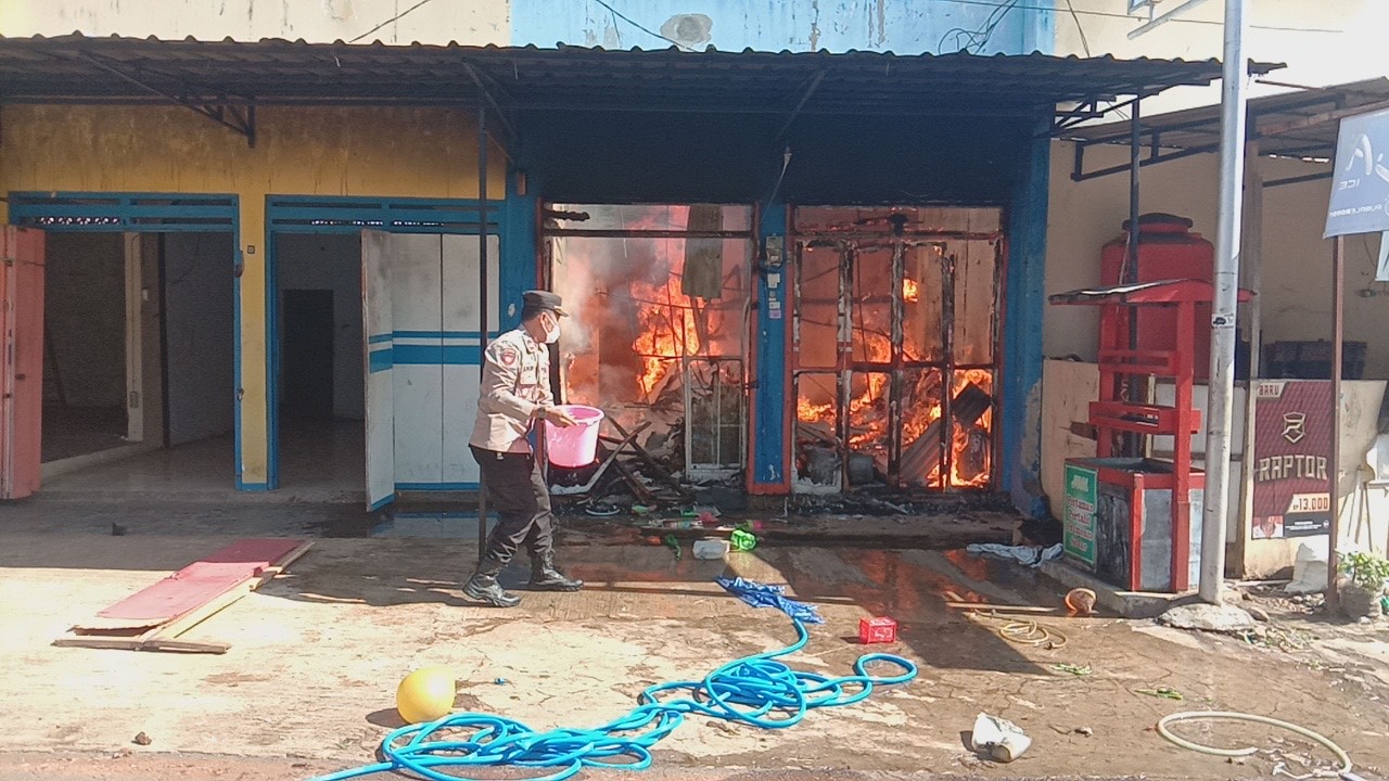 Pasar Simo Kabupaten Ngawi Terbakar