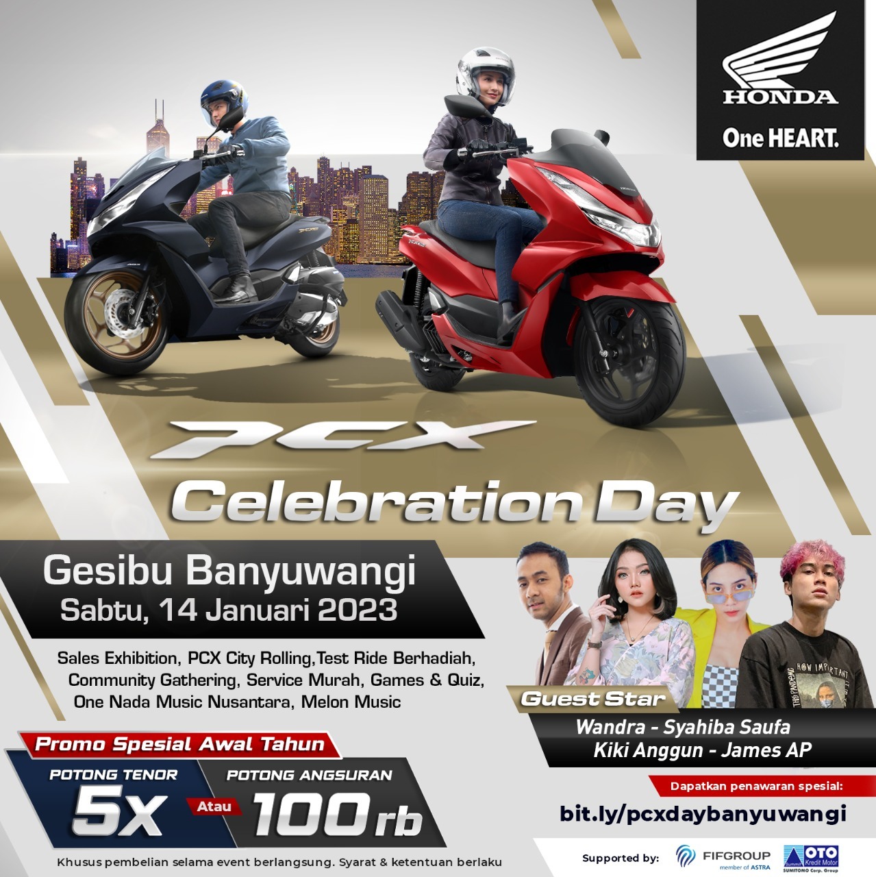MPM Honda Jatim Gelar PCX Celebration Day di Banyuwangi