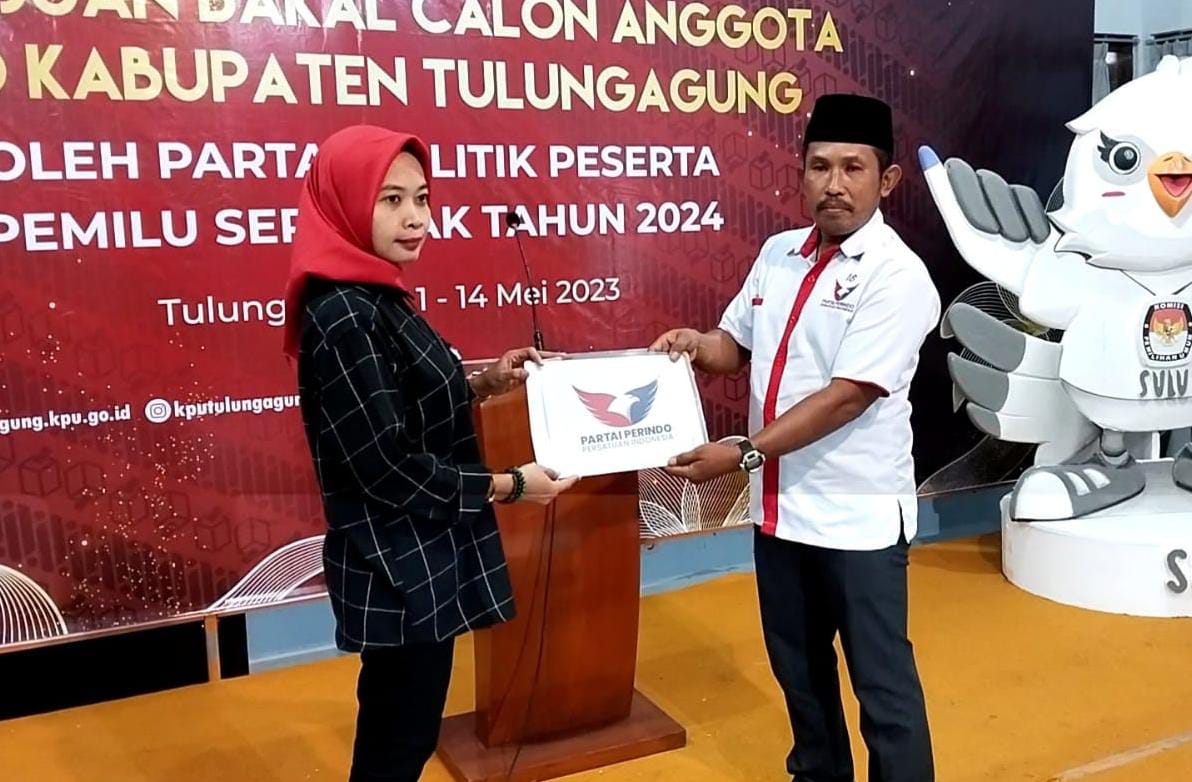 DPD Perindo Tulungagung Kembali Daftarkan 38 Bacalegnya ke KPU