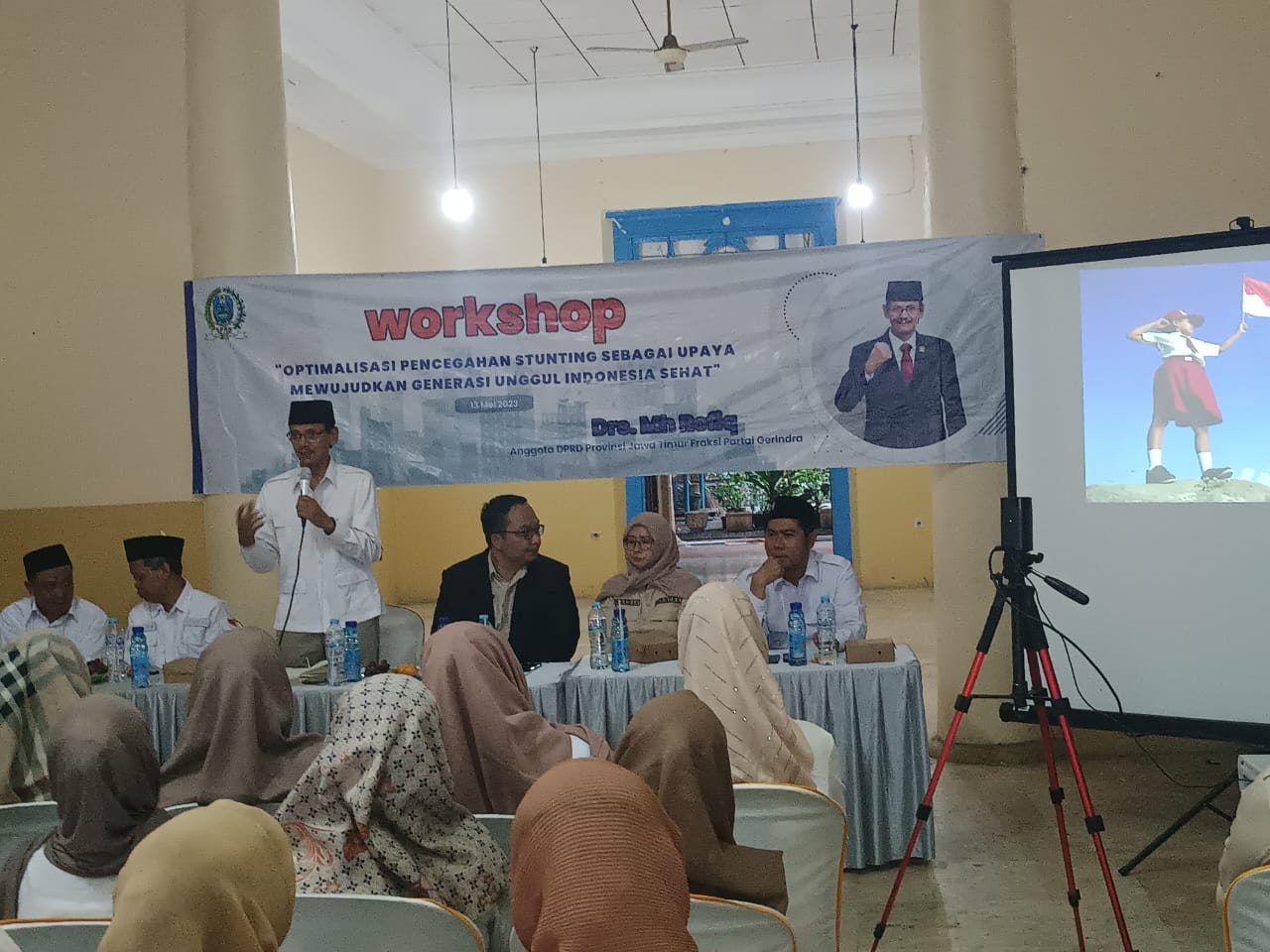 Anggota DPRD Jatim MH Rofiq Ajak Kader Gerindra di Gresik Peduli Stunting