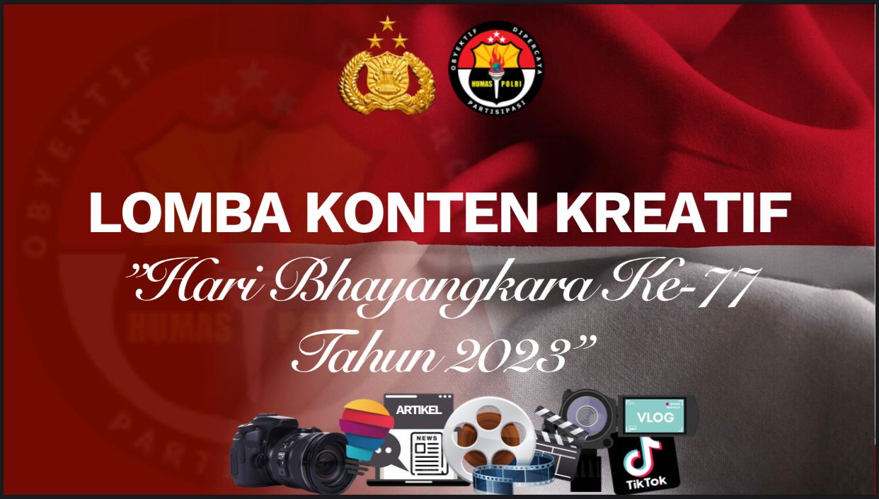 Peringati Hari Bhayangkara Ke-77, Polri Adakan Lomba Konten Kreatif