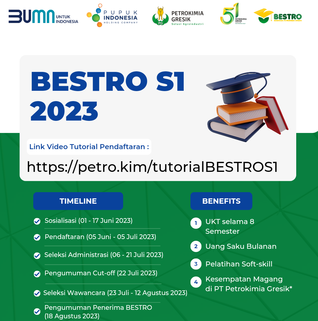 Jangan Telat Daftar!! Pendaftaran Beasiswa S1 Petrokimia Sudah Dibuka