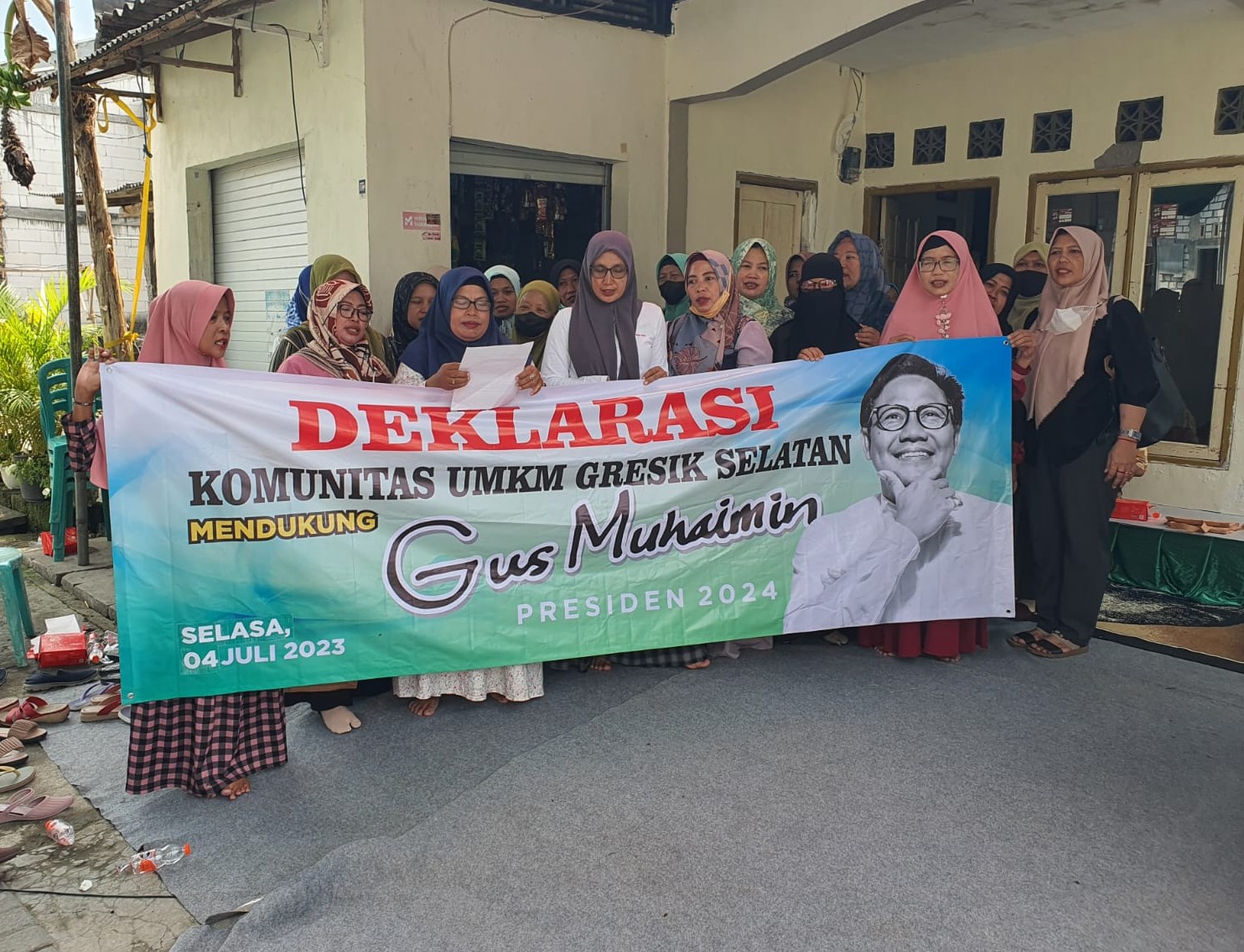 Dinilai Peduli Usaha Rakyat, Komunitas UMKM Gresik Selatan Deklarasi Gus Muhaimin Presiden
