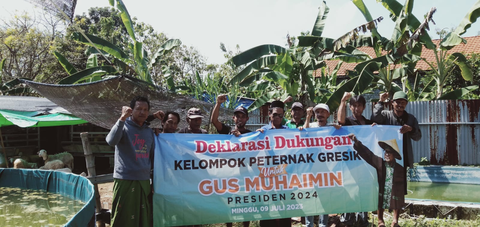 Kelompok Budidaya Ikan di Gresik Deklarasi Dukung Muhaimin Maju Capres