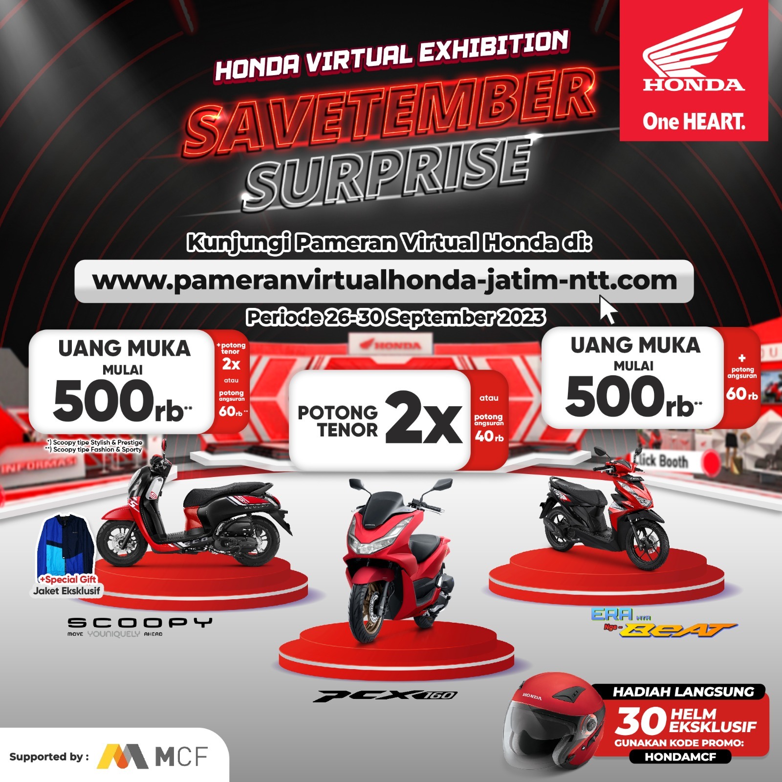 September Surprise di Pameran Virtual Honda